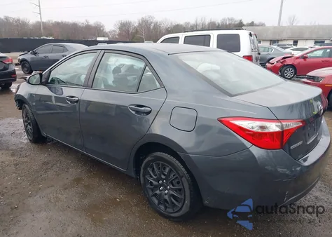 2015 Toyota Corolla Le из США, поврежденный, VIN 2T1BURHE0FC435679